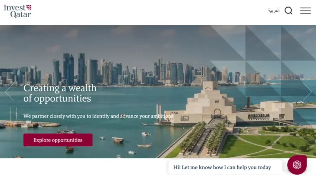 invest-qatar-official-website-homepage-showing-investment-opportunities-section
