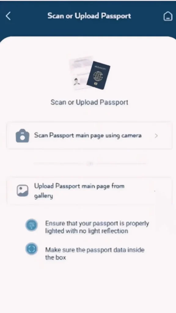 metrash-app-screen-to-scan-or-upload-passport-main-page