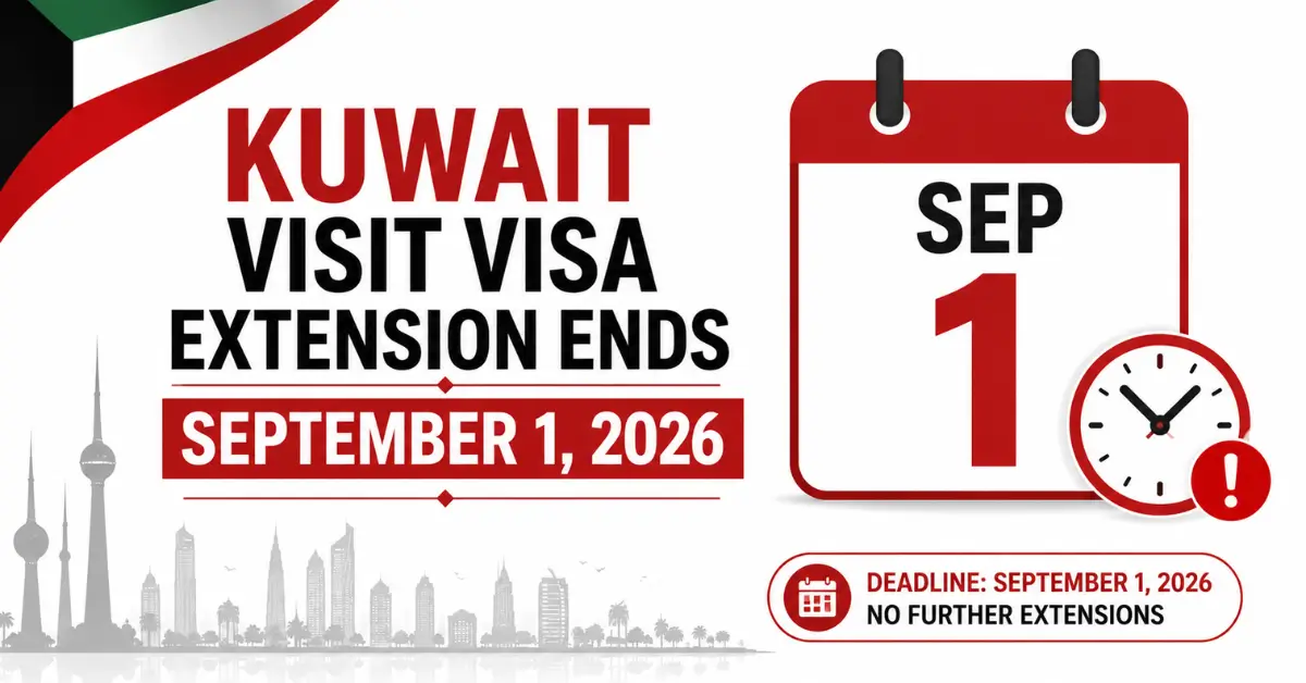 Kuwait visit visa extension
