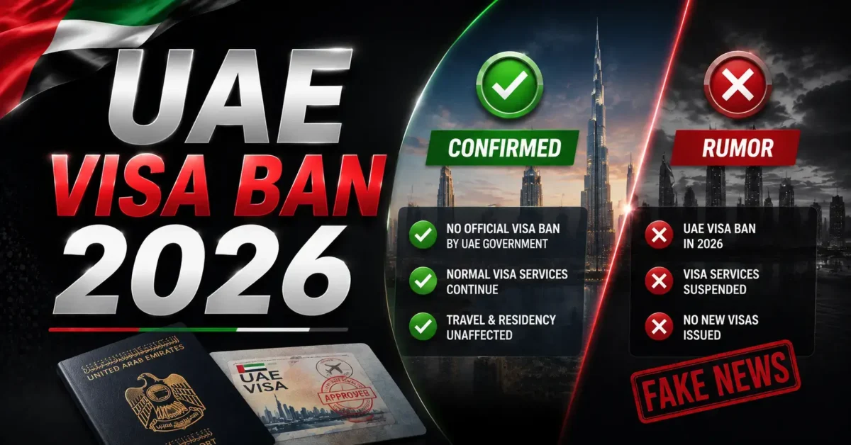 UAE visa ban 2026 countries