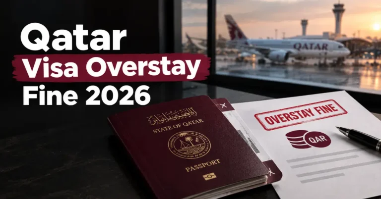 Qatar visa overstay fine