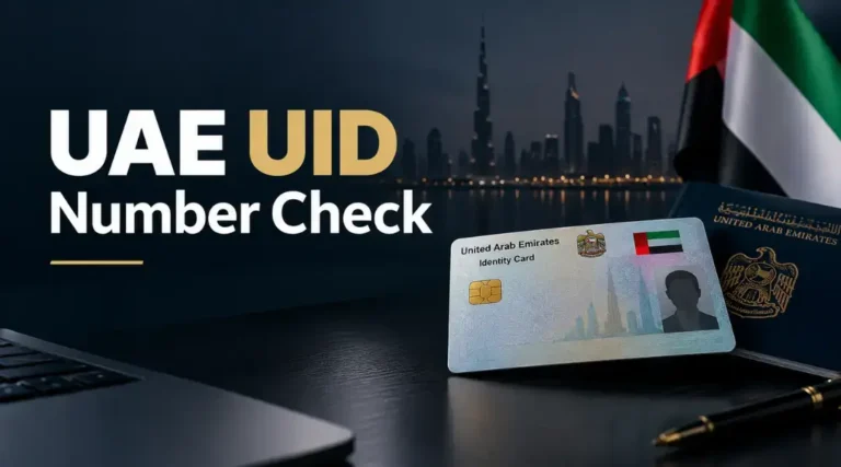 UAE UID number check
