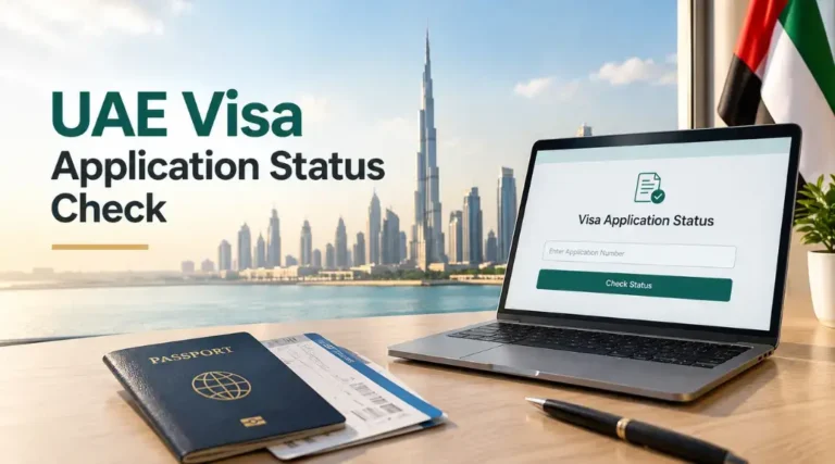 UAE visa application status check